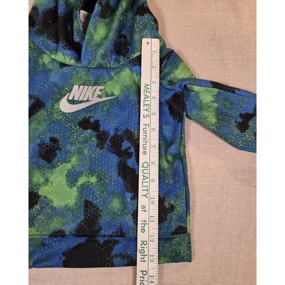NWT‎ NIKE Futura Kids Hoodie 18 Months Black /Laser Blue